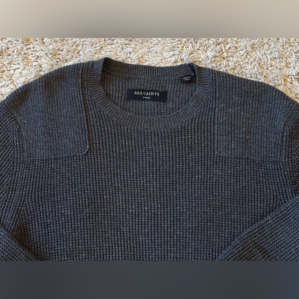 All Saints - Elne Crew Sweater, Black